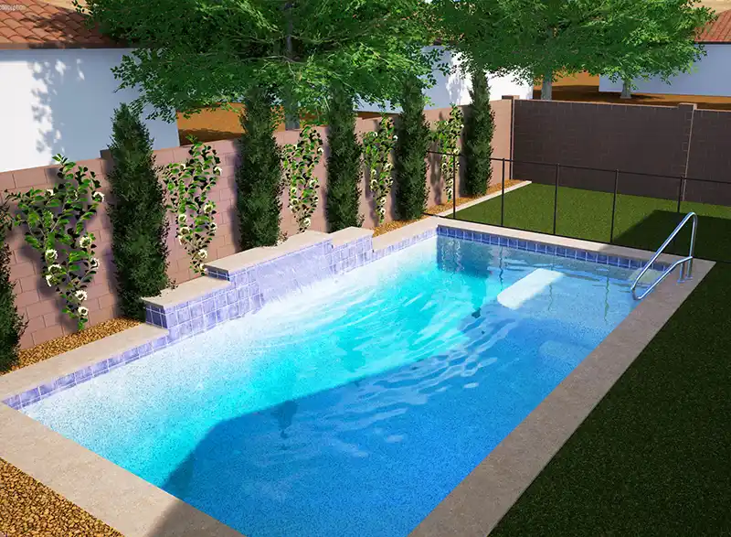 pool and turf
